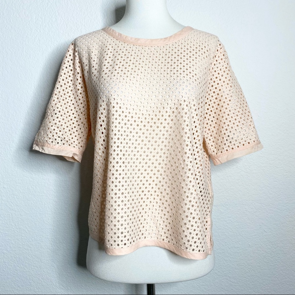 BANANA REPUBLIC Fishnet Blouse - Picture 1 of 7